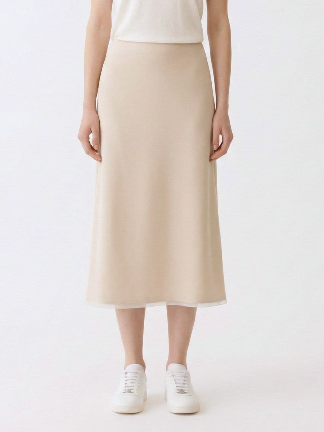 Fabiana Filippi Midi Skirt in Viscose Blend