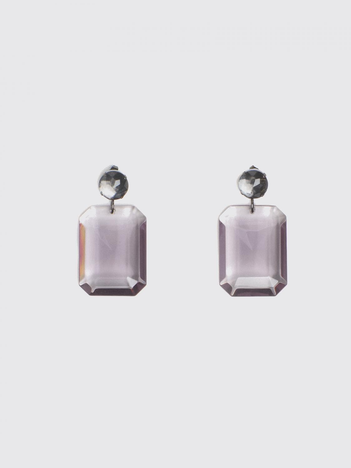 Fabiana Filippi Resin Earrings with Rhinestones · OS