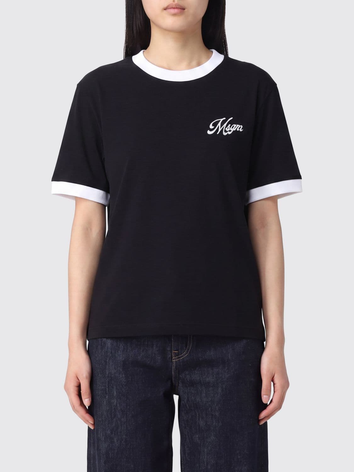 Msgm T-Shirt Woman color Black