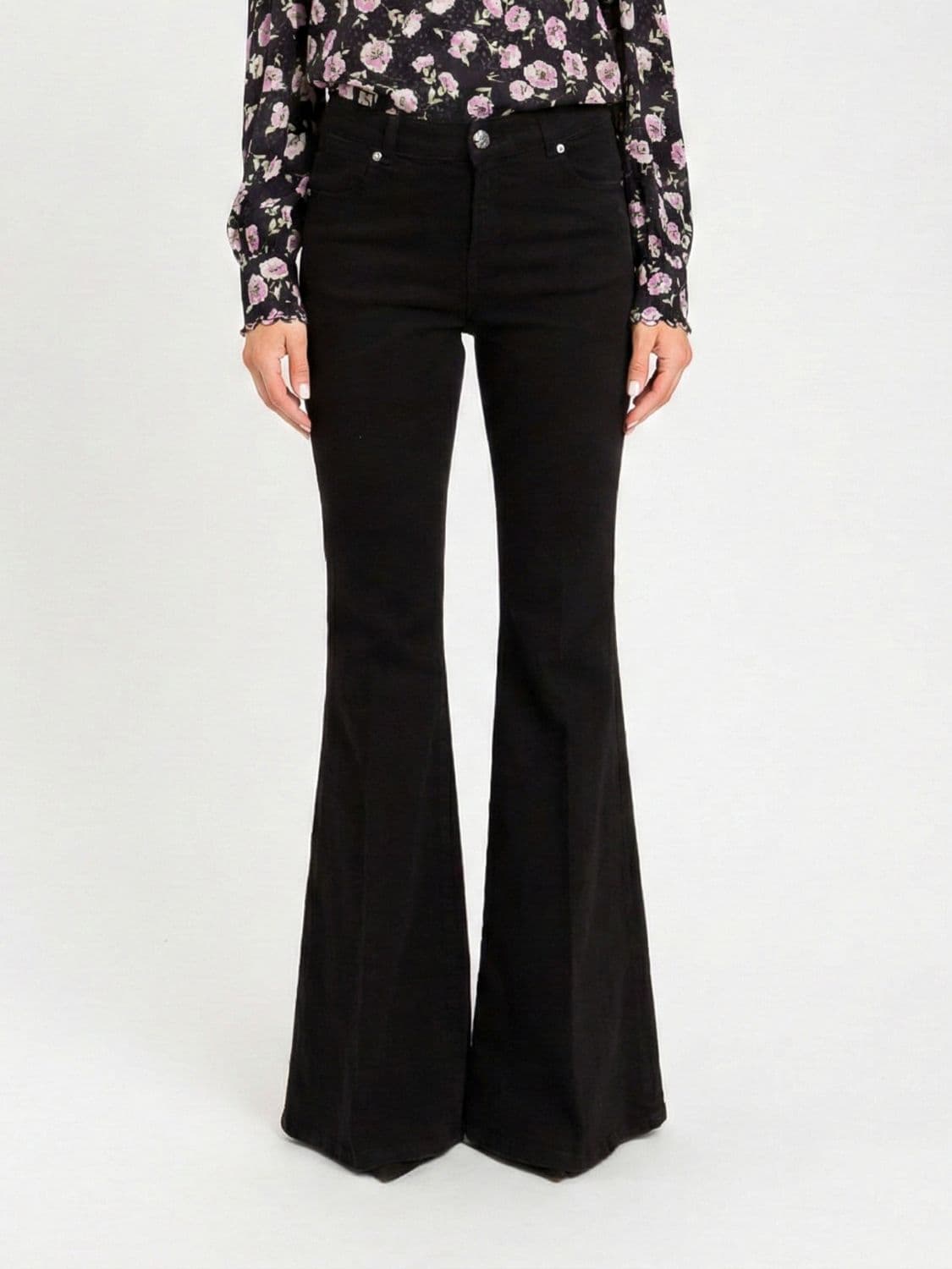 Twinset Stretch Denim Flared Jeans