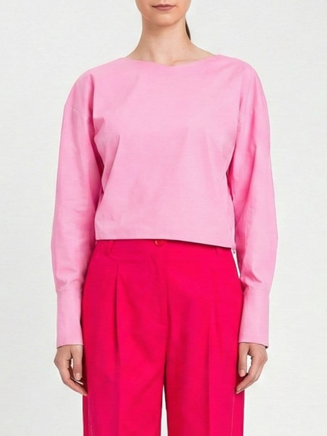 Actitude Twinset Stretch Cotton Blouse · XXL
