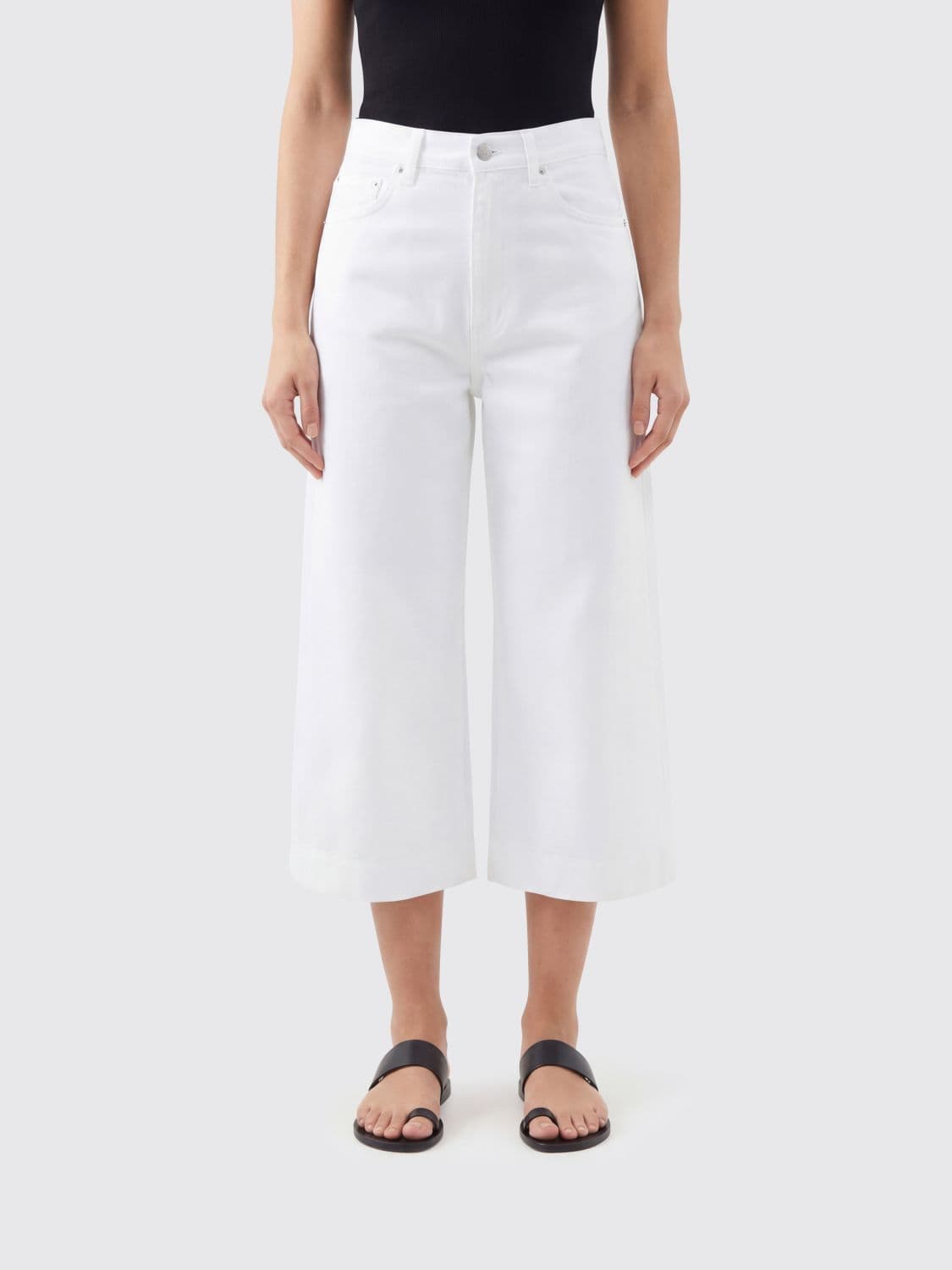 Dondup Cropped Cotton Trousers