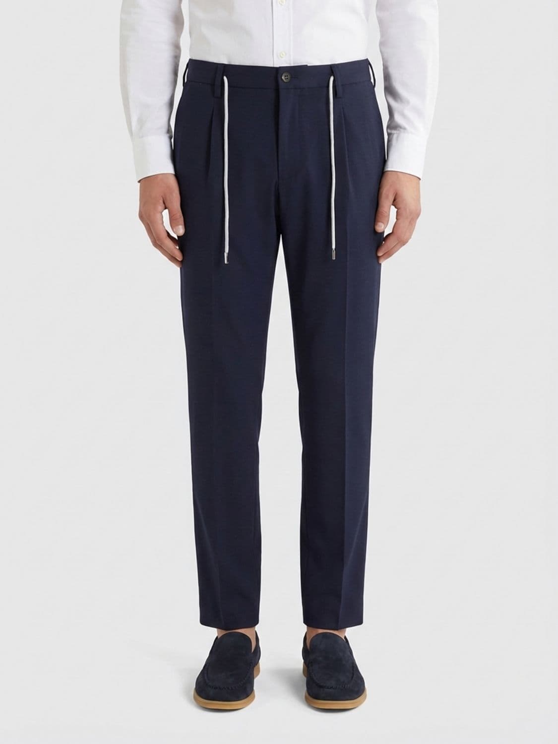 Eleventy Stretch Virgin Wool Trousers