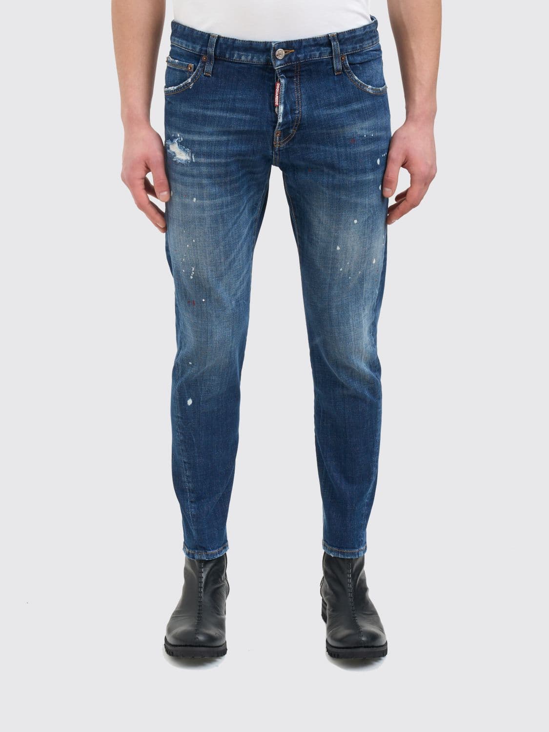 Dsquared2 Stretch Cotton Skinny Fit Jeans