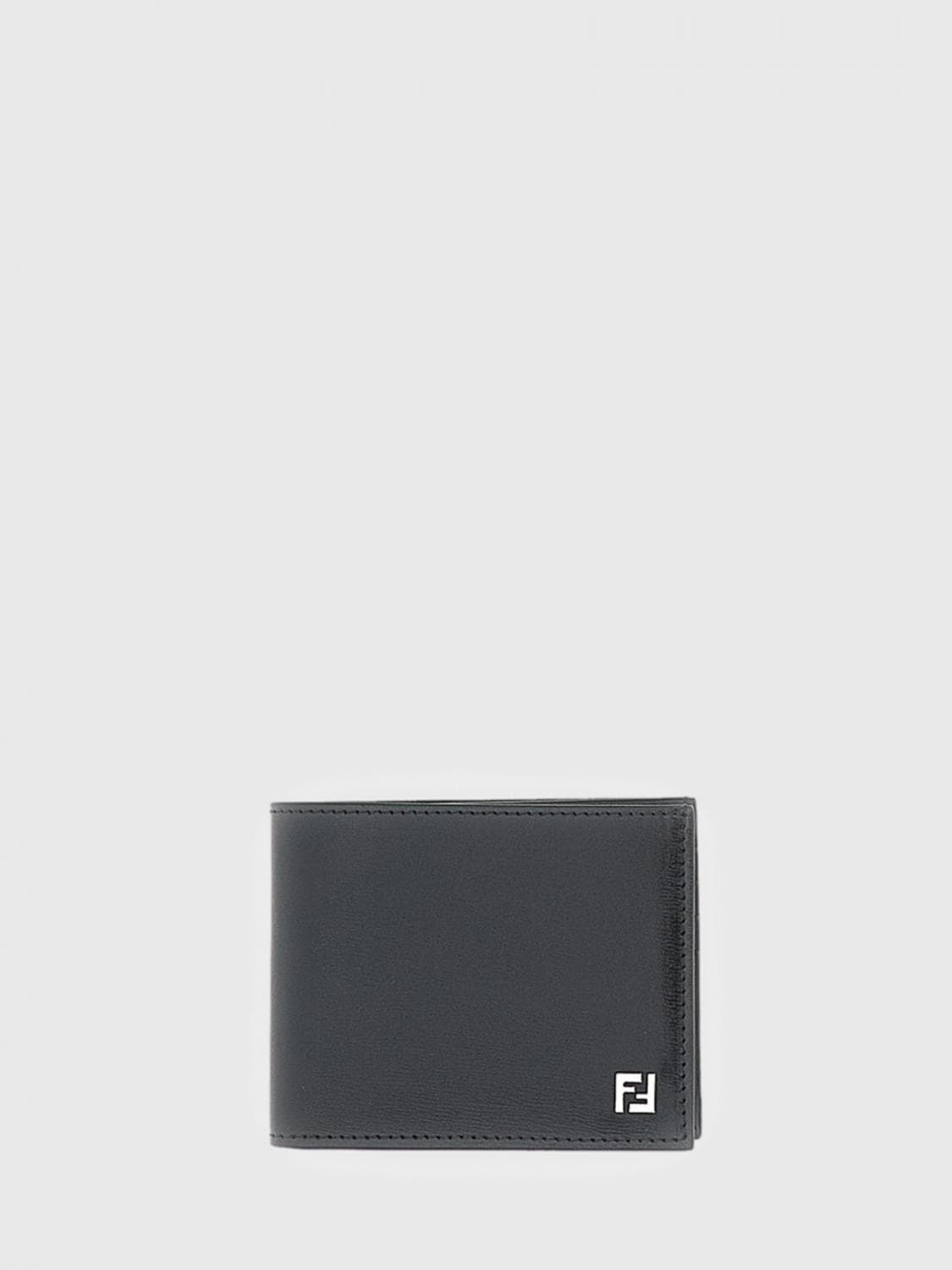 Fendi Squared FF Leather Wallet · OS