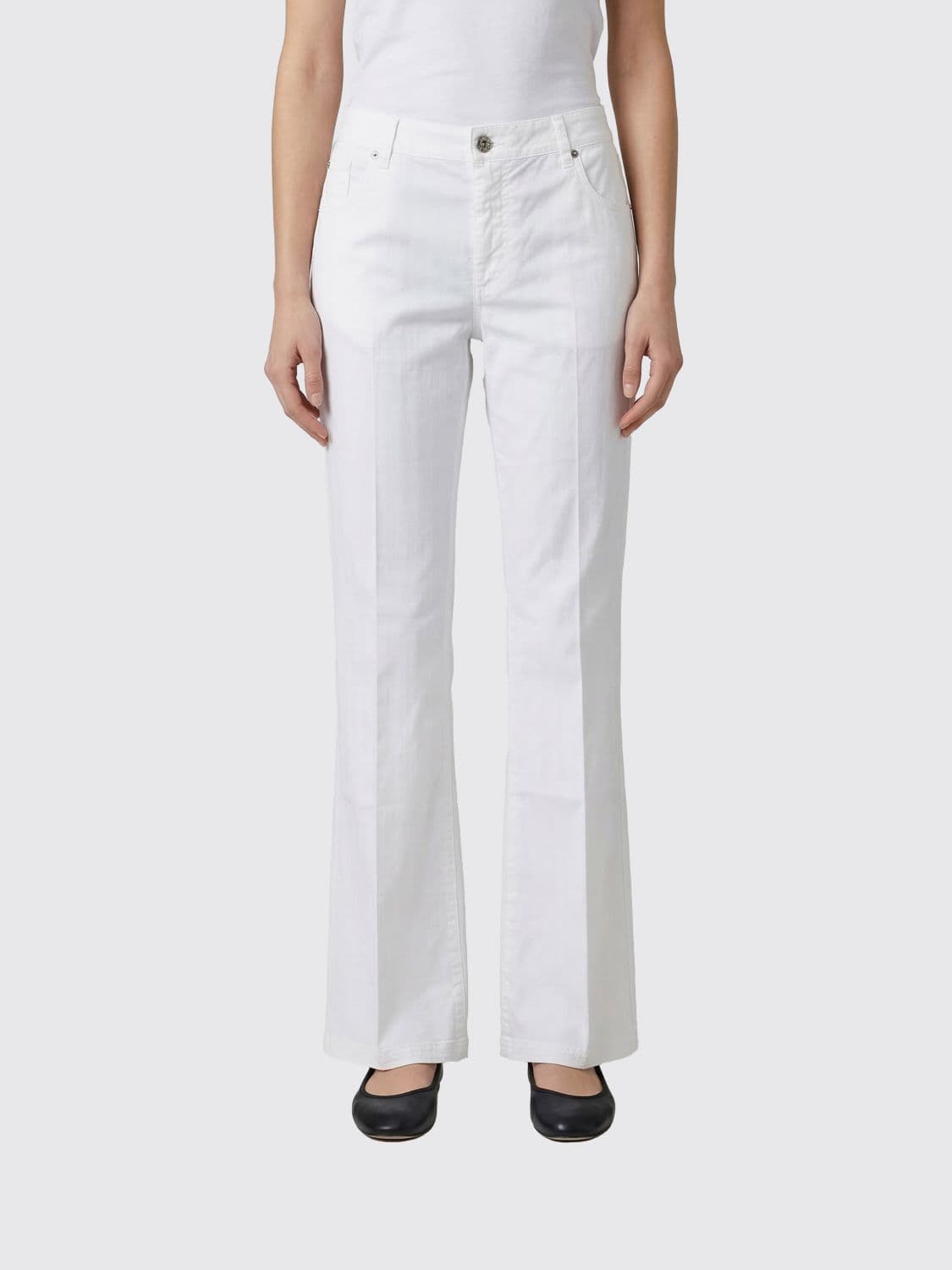 Etro Flared Stretch Denim Jeans