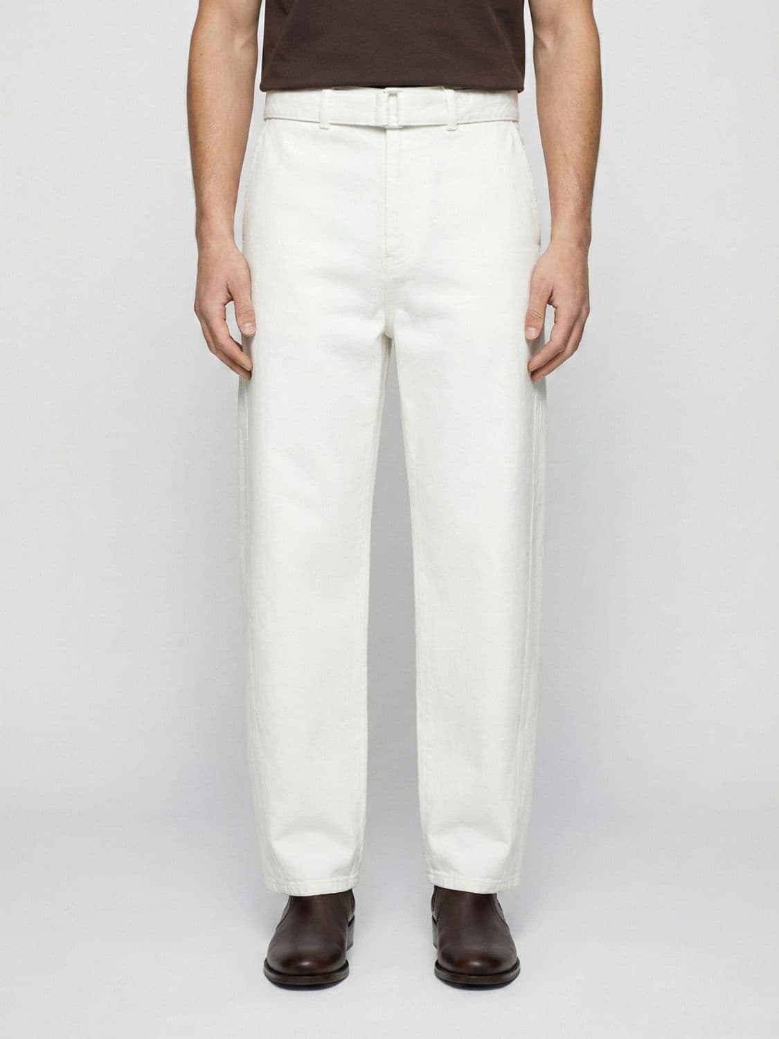 Lemaire Cotton Wide-Leg Trousers