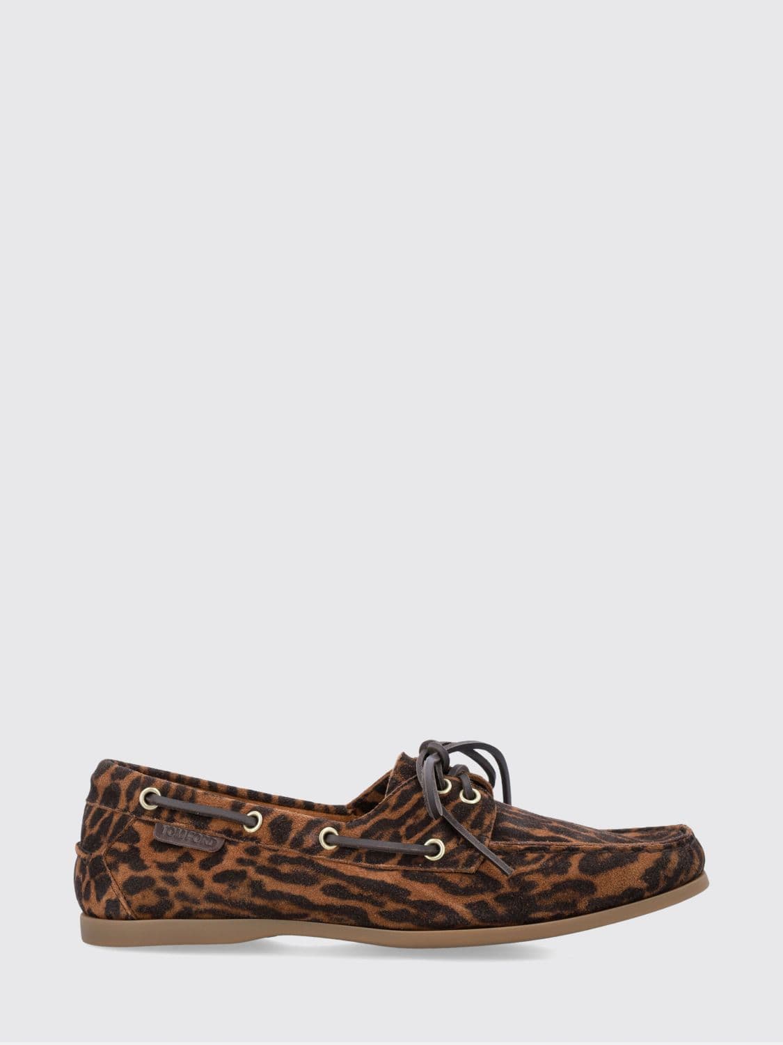 Tom Ford Robin Animal Print Suede Loafers