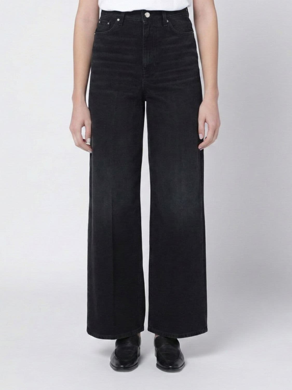 Toteme Cotton Denim Wide-Leg Jeans