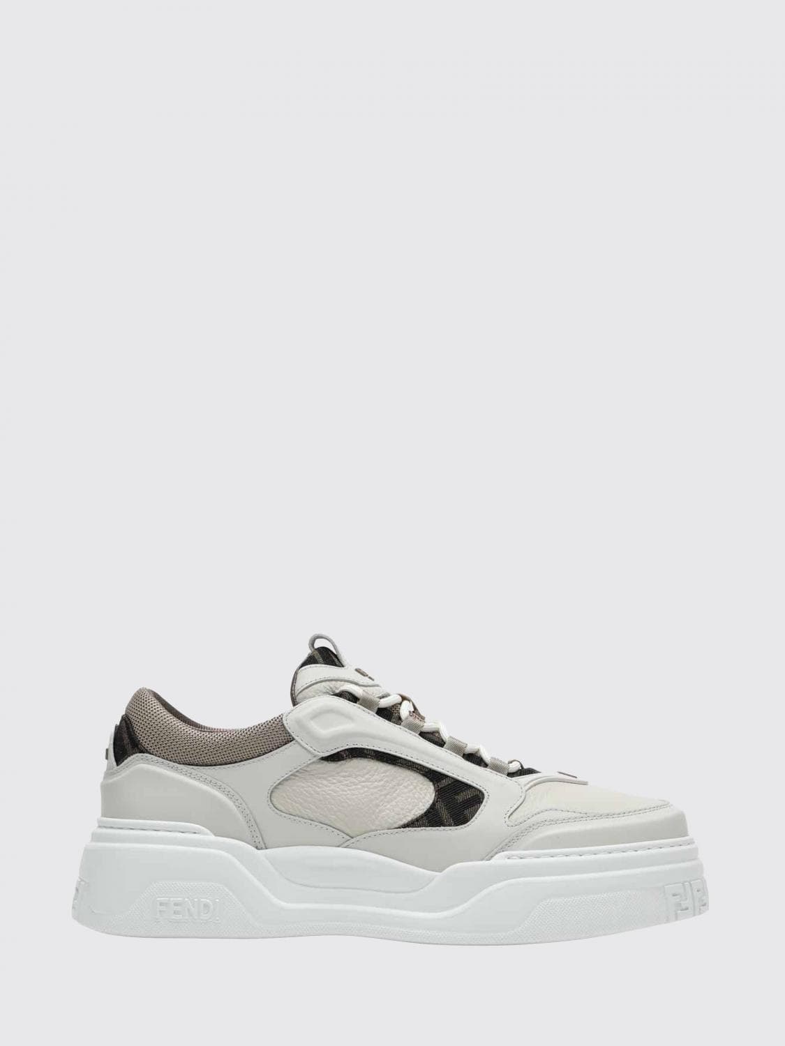 Fendi Force Leather Sneakers