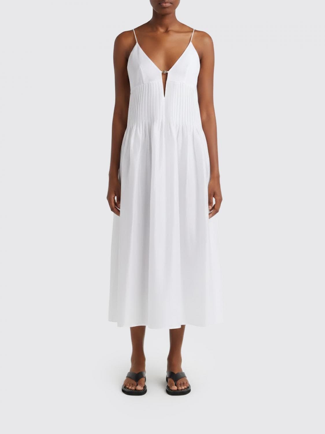 Tory Burch Linen and Silk Midi Dress