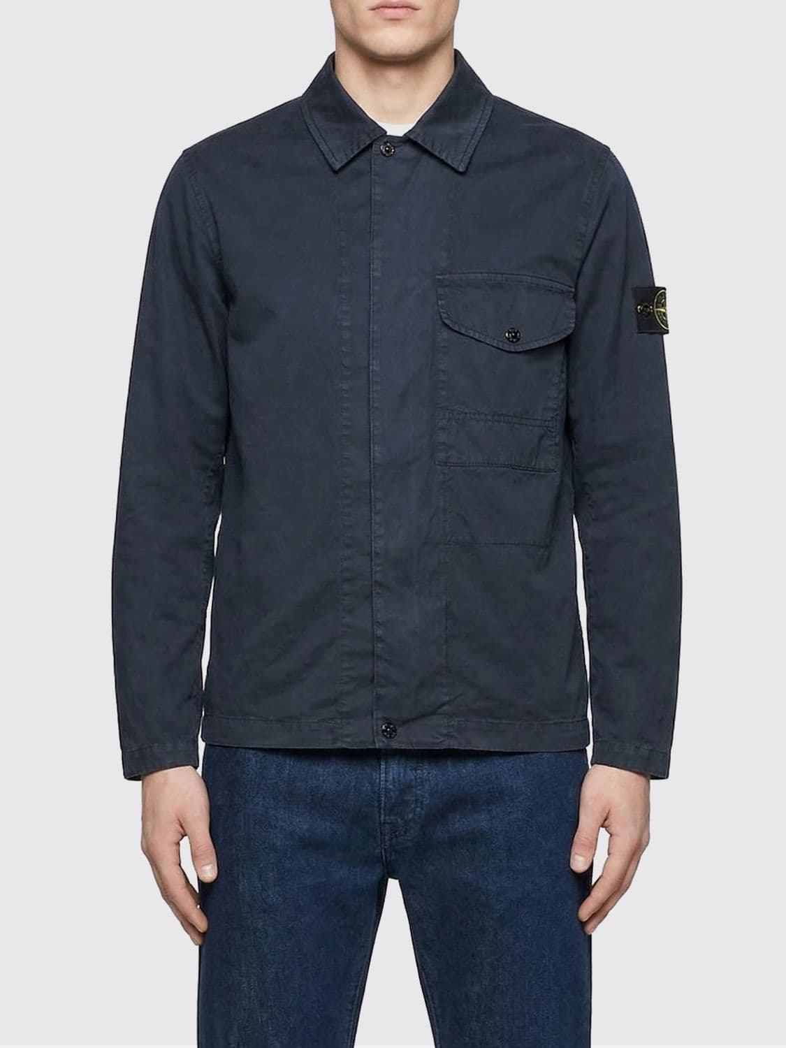 Stone Island Used Twill Overshirt