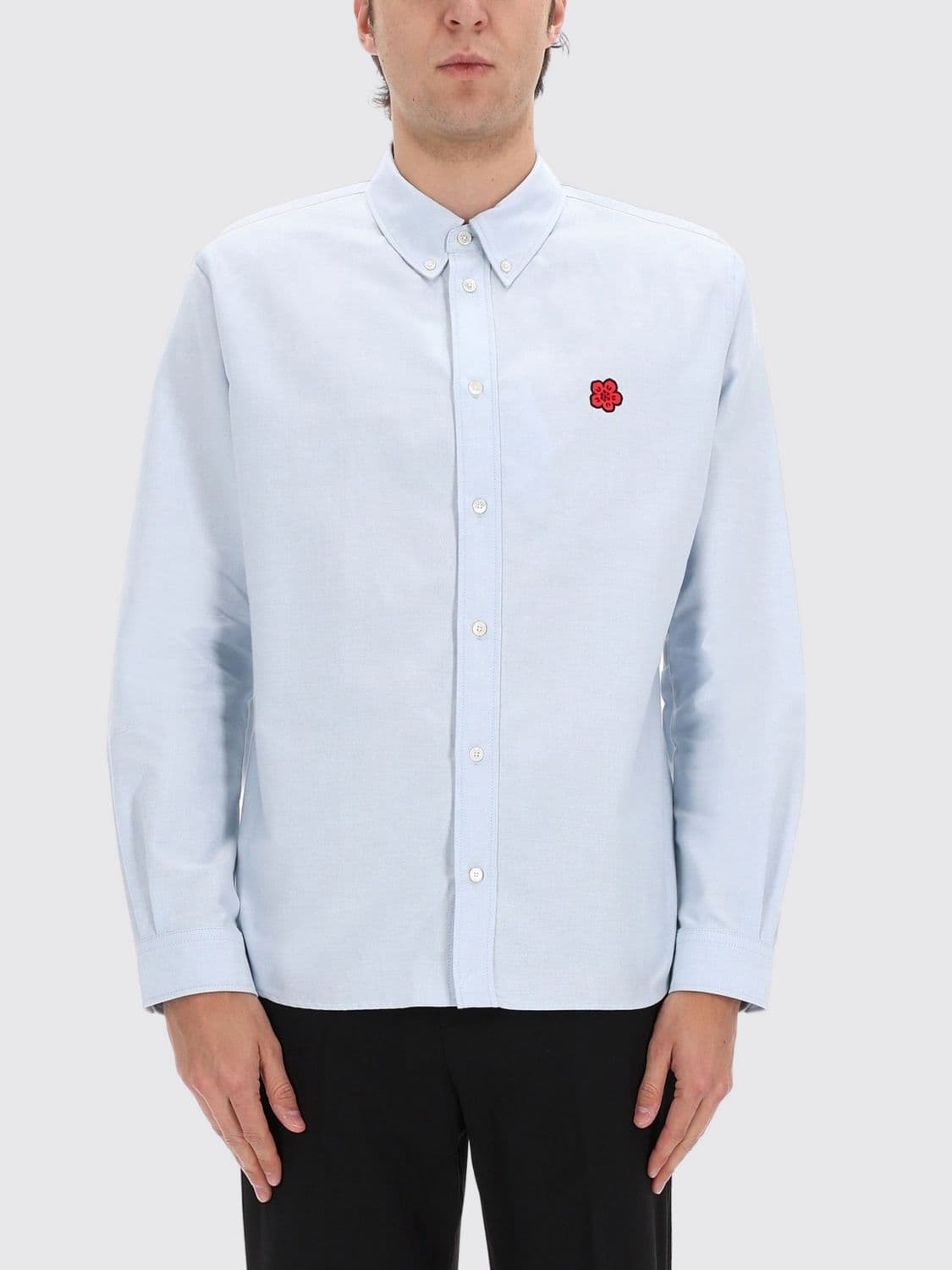 Kenzo Classic Cotton Shirt with Boke Flower