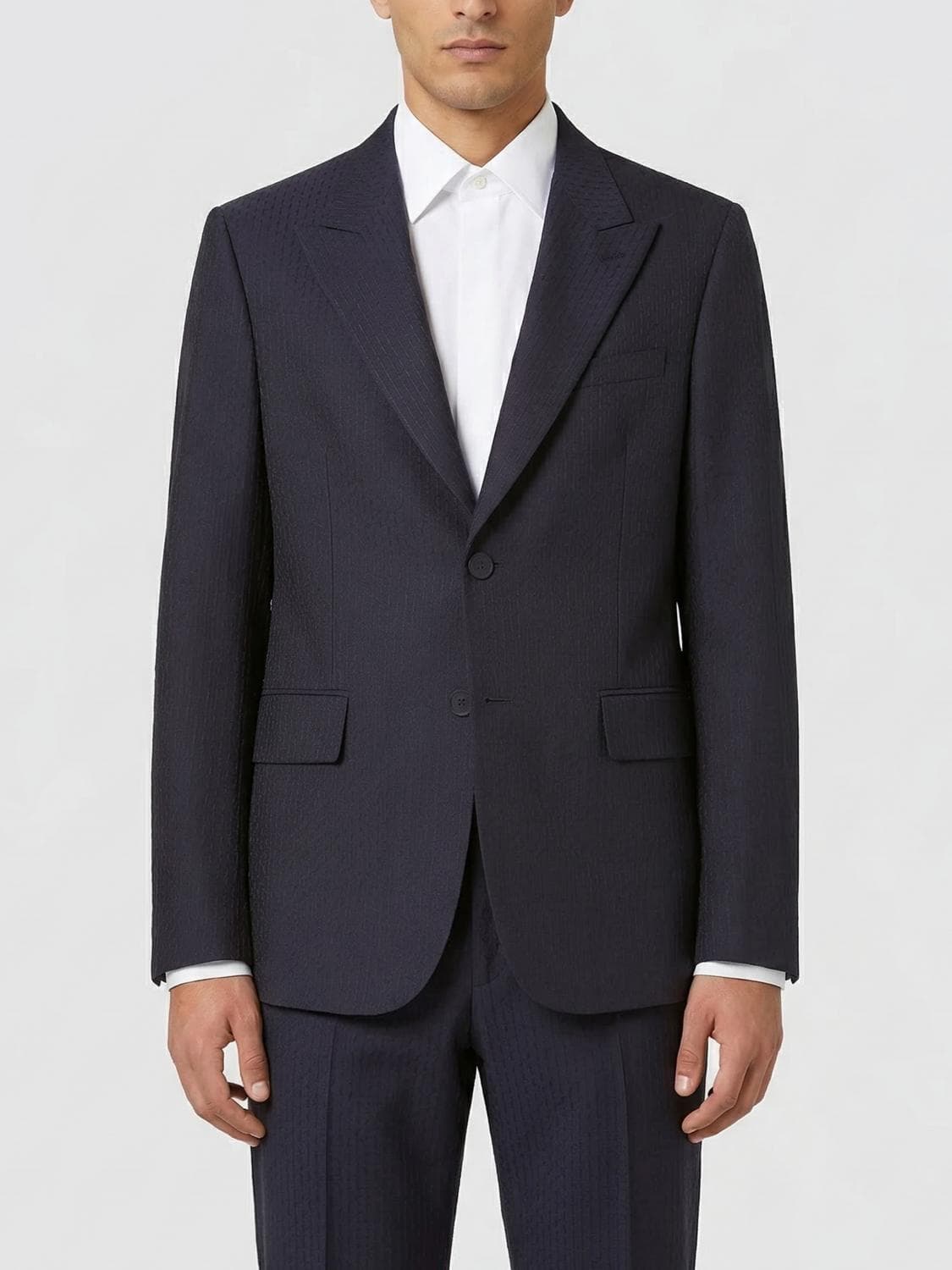 Fendi Single-Breasted Wool and Cotton Blazer