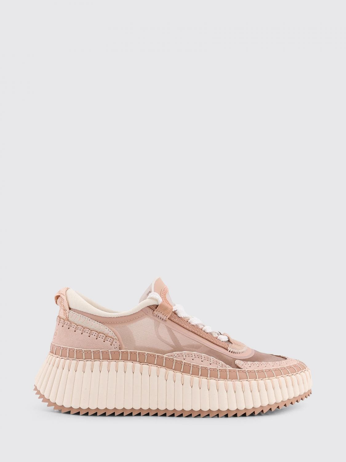 Chloé Nama Mesh Nylon Sneakers · 38