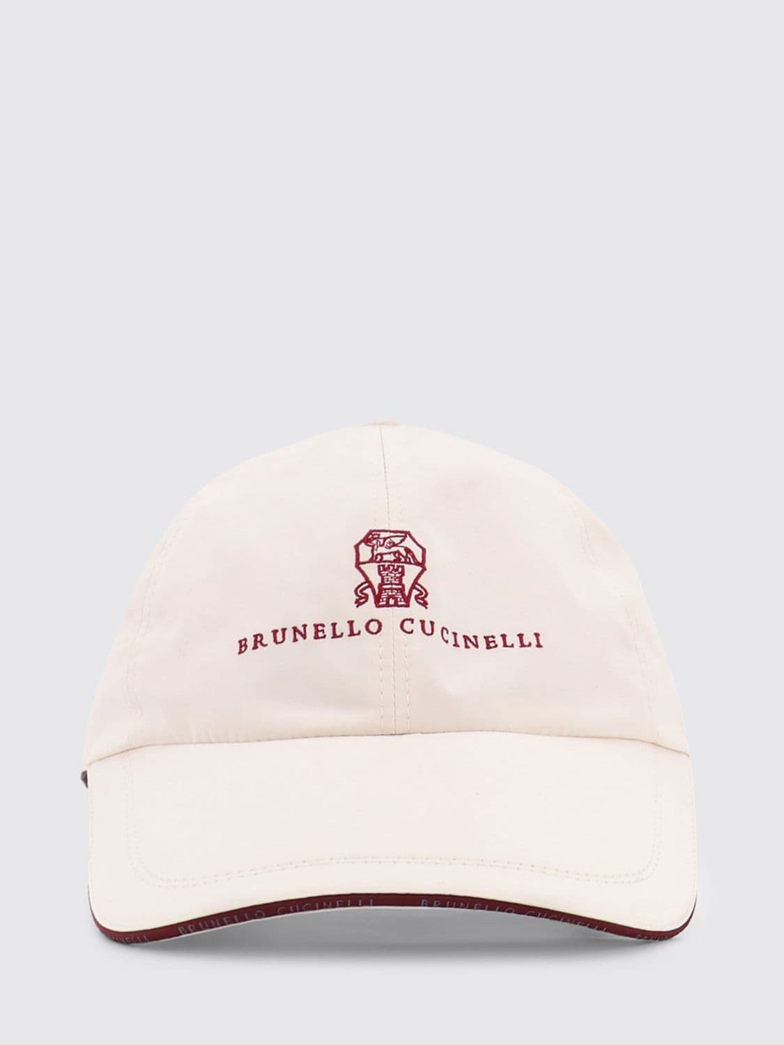 Brunello Cucinelli Nylon Hat with Embroidered Logo