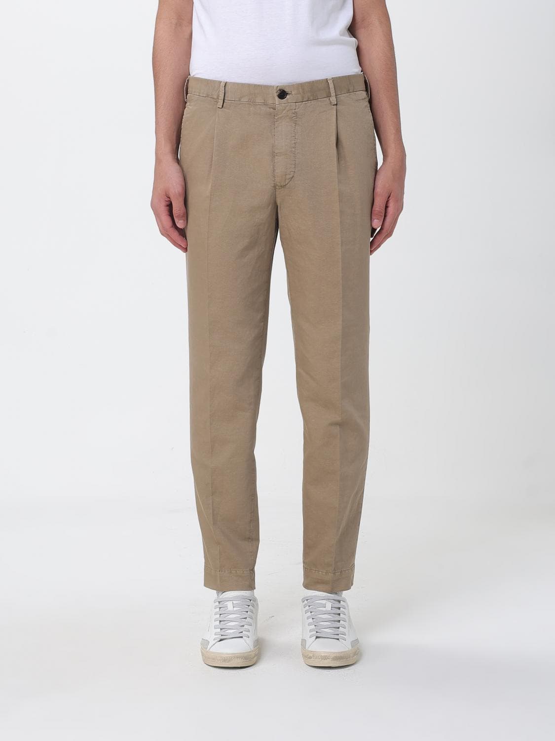Incotex Cotton Blend Chino Trousers