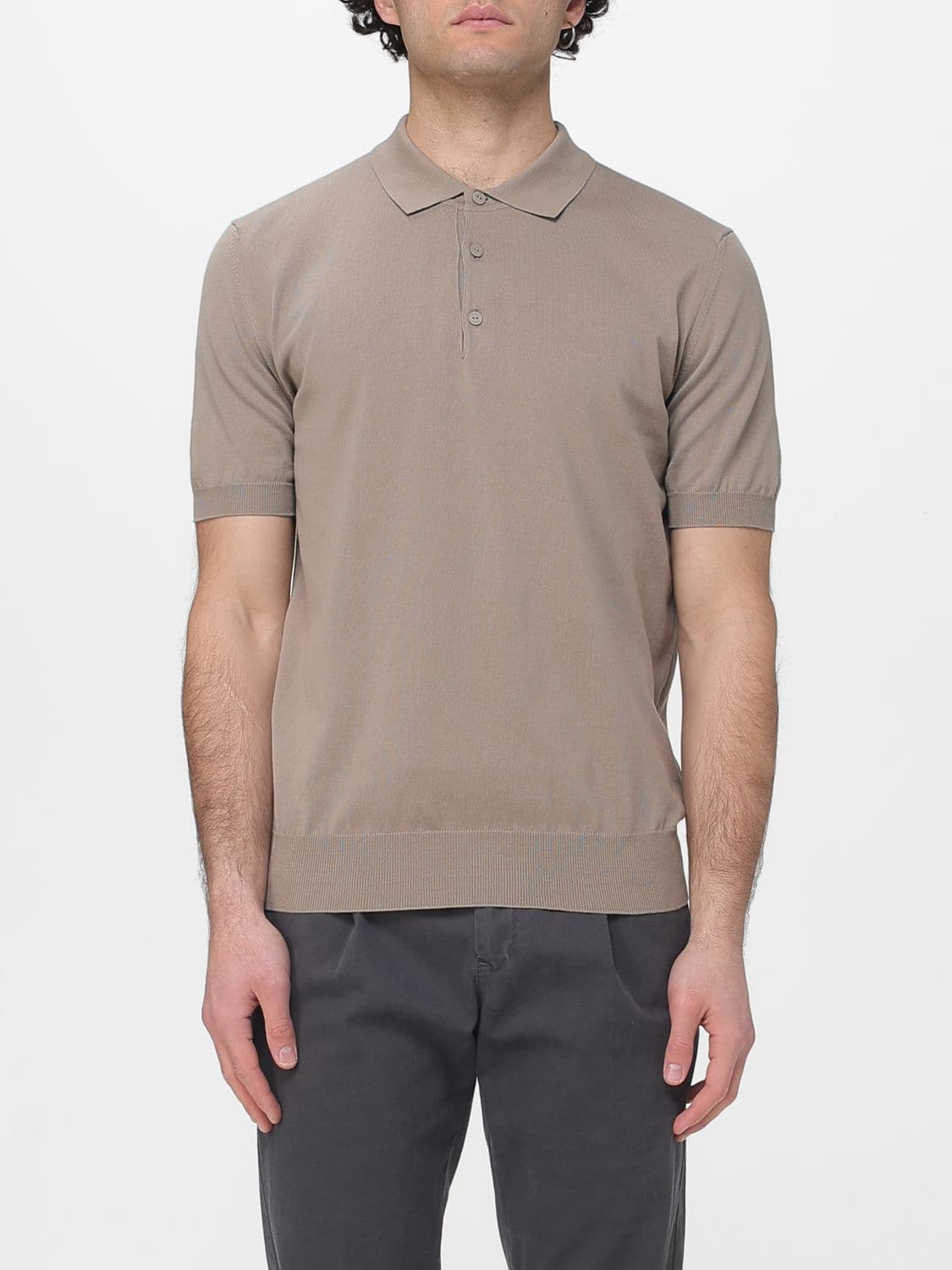 K-Way Cotton Knit Polo Shirt