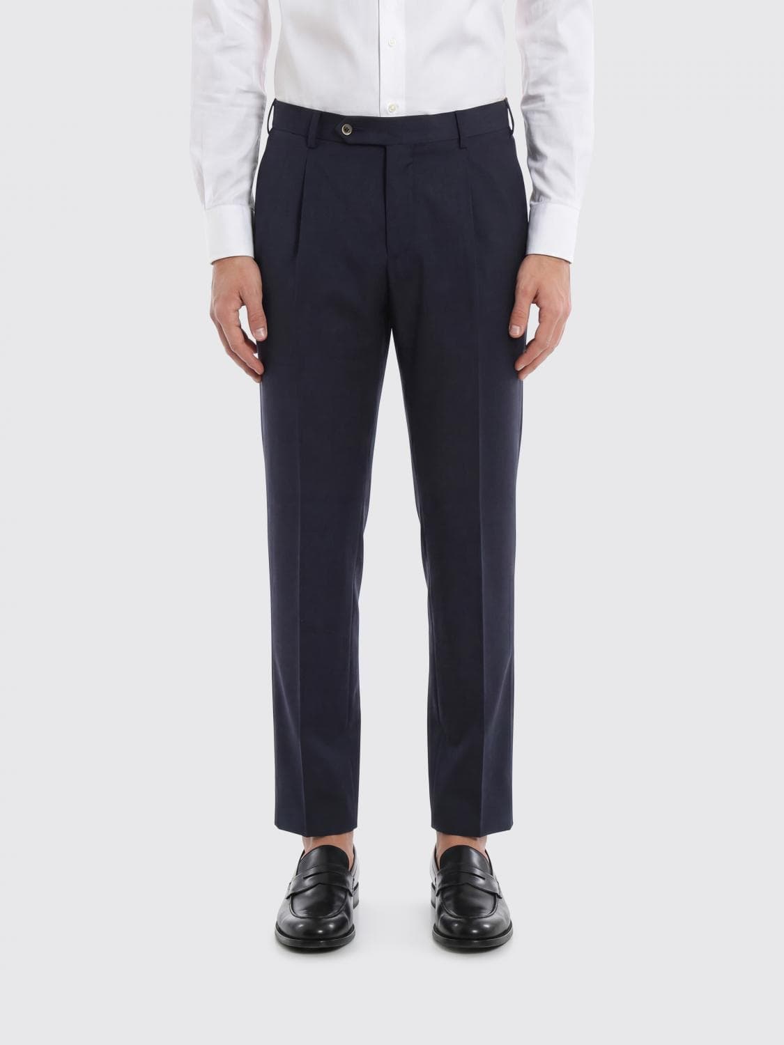 Pt Torino Virgin Wool Tailored Trousers