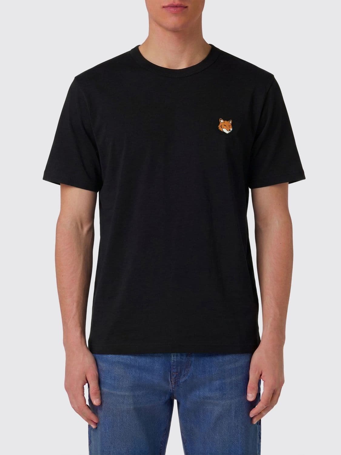 Maison Kitsuné Cotton T-shirt with Logo