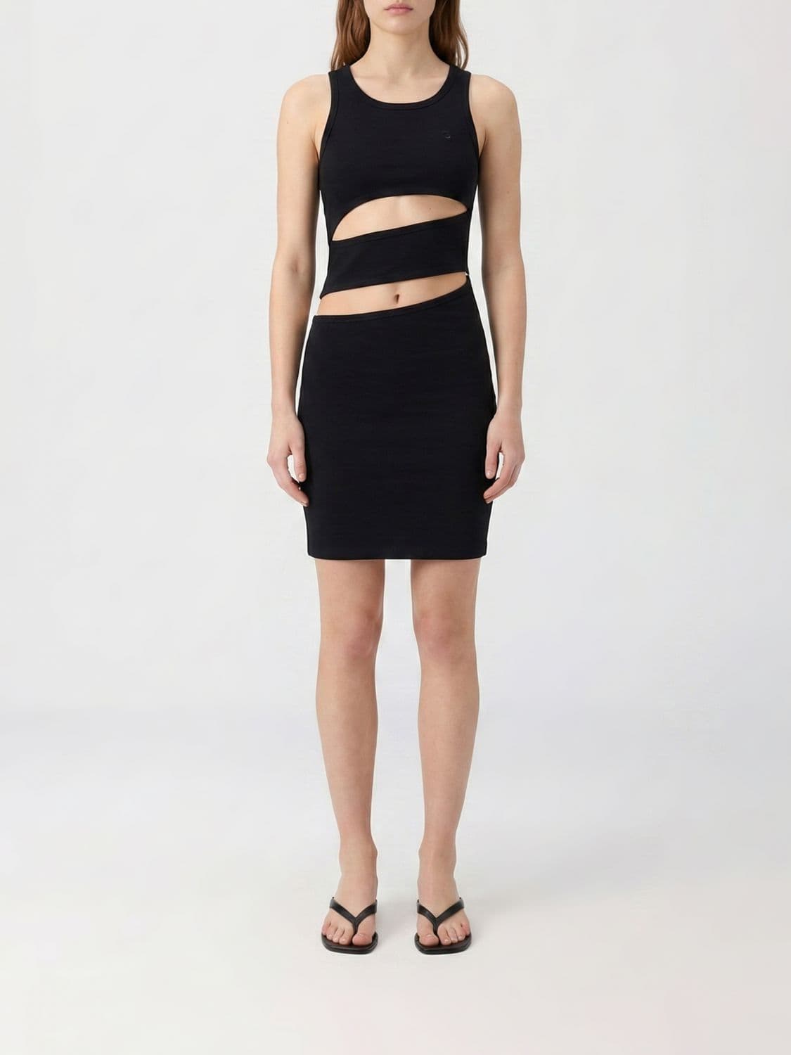 Coperni Cut Out Organic Cotton Dress