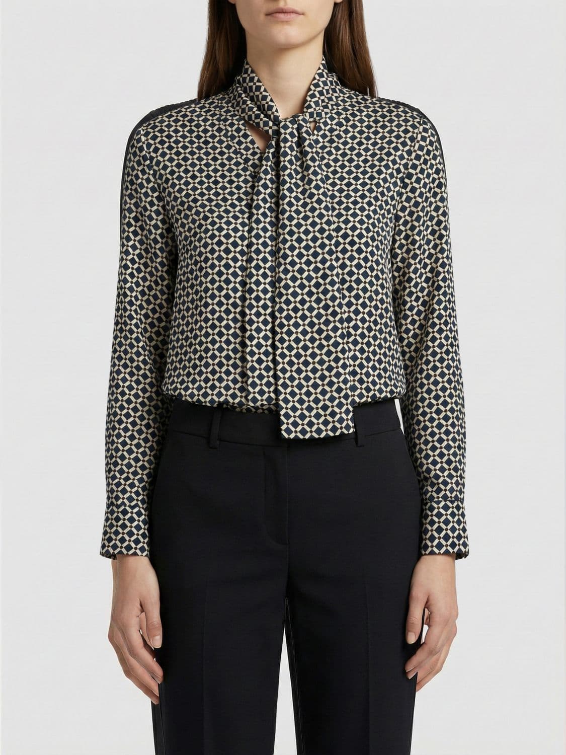 's Max Mara Printed Georgette Shirt · 36