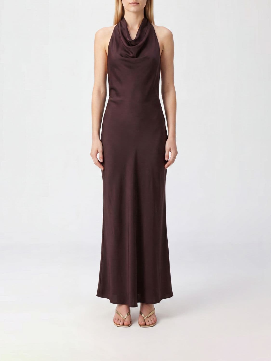 Simkhai Reannon Long Satin Dress