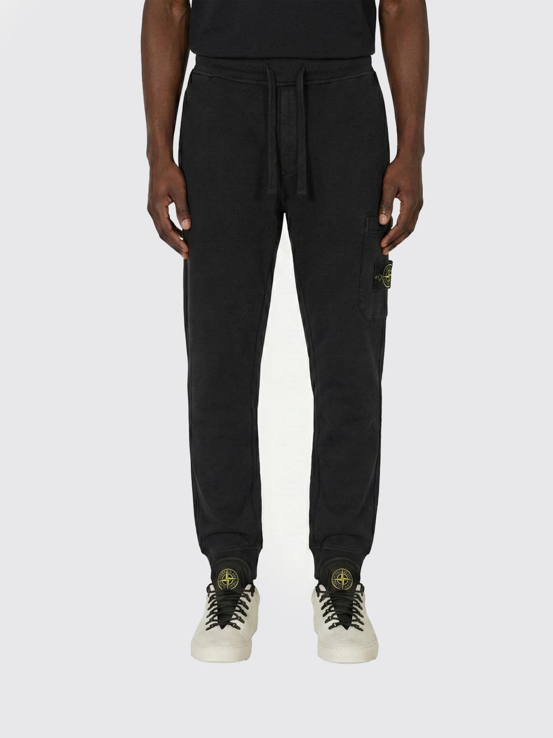 Stone Island Stretch Cotton Cargo Trousers