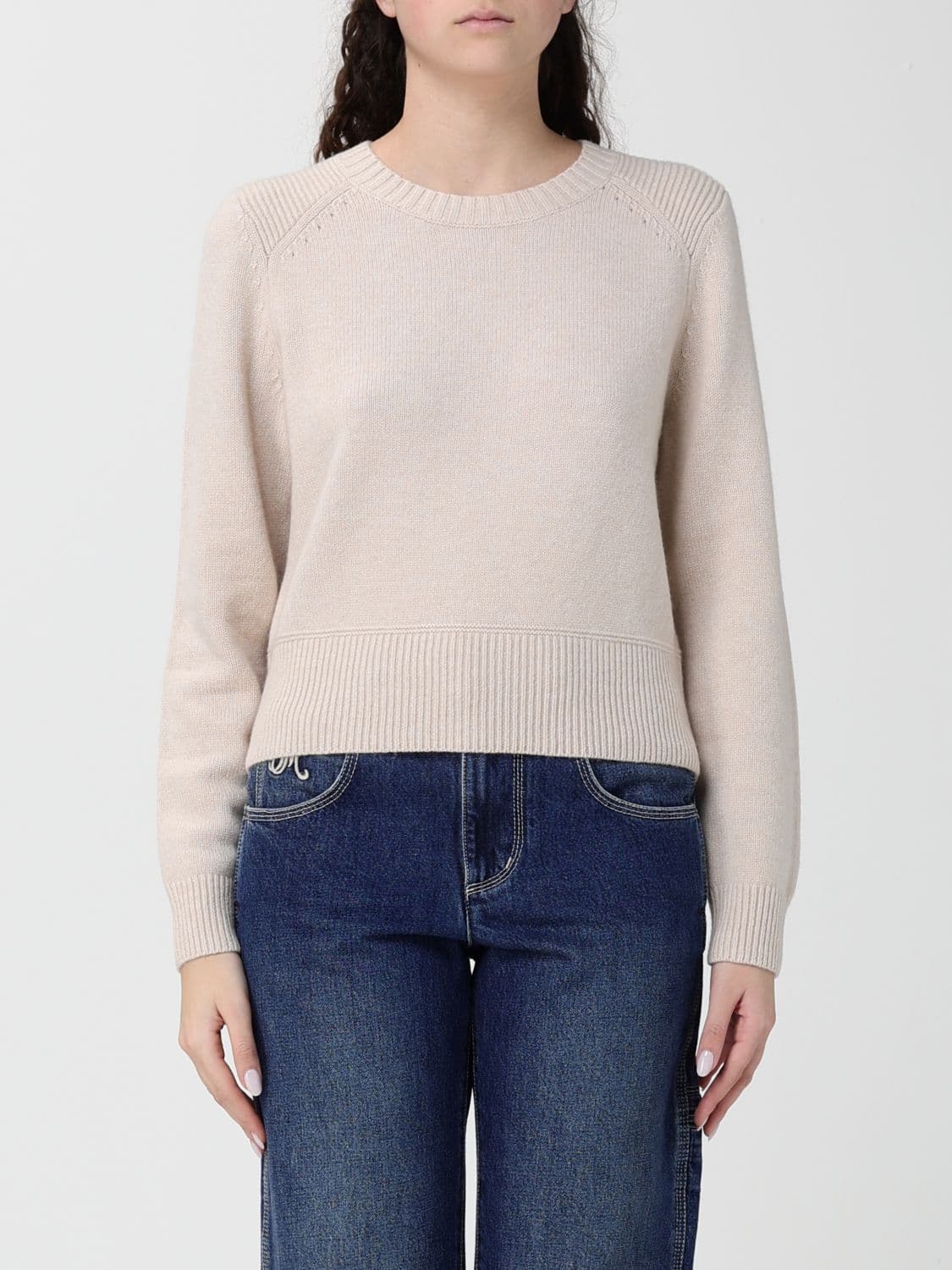 Isabel Marant Wool and Cashmere Crewneck Pullover