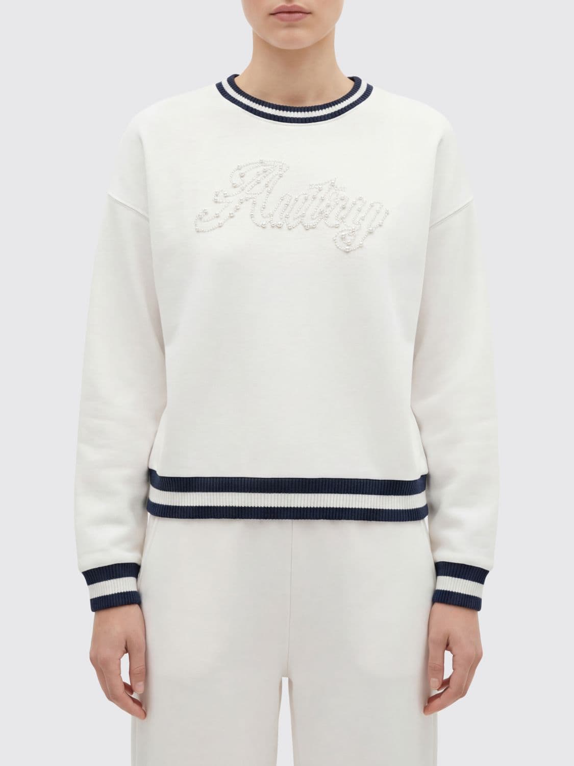Autry Cotton Crewneck Sweatshirt with Logo