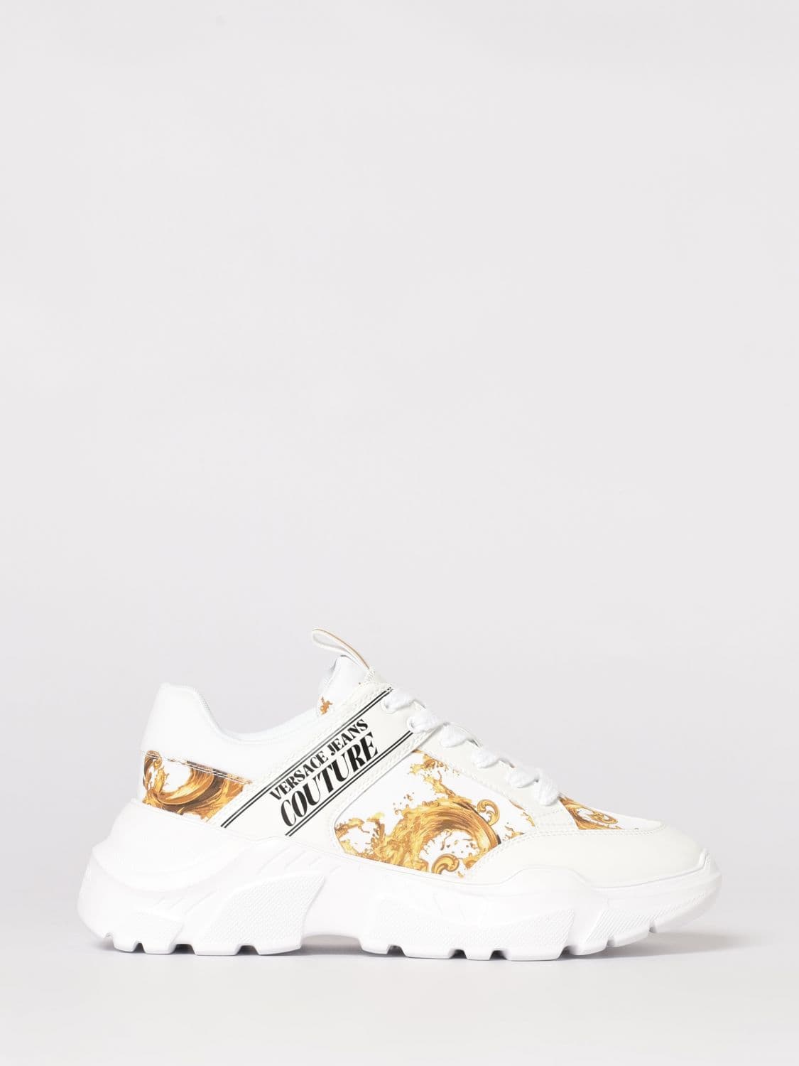 Versace Jeans Couture Baroque Print Nylon Sneakers
