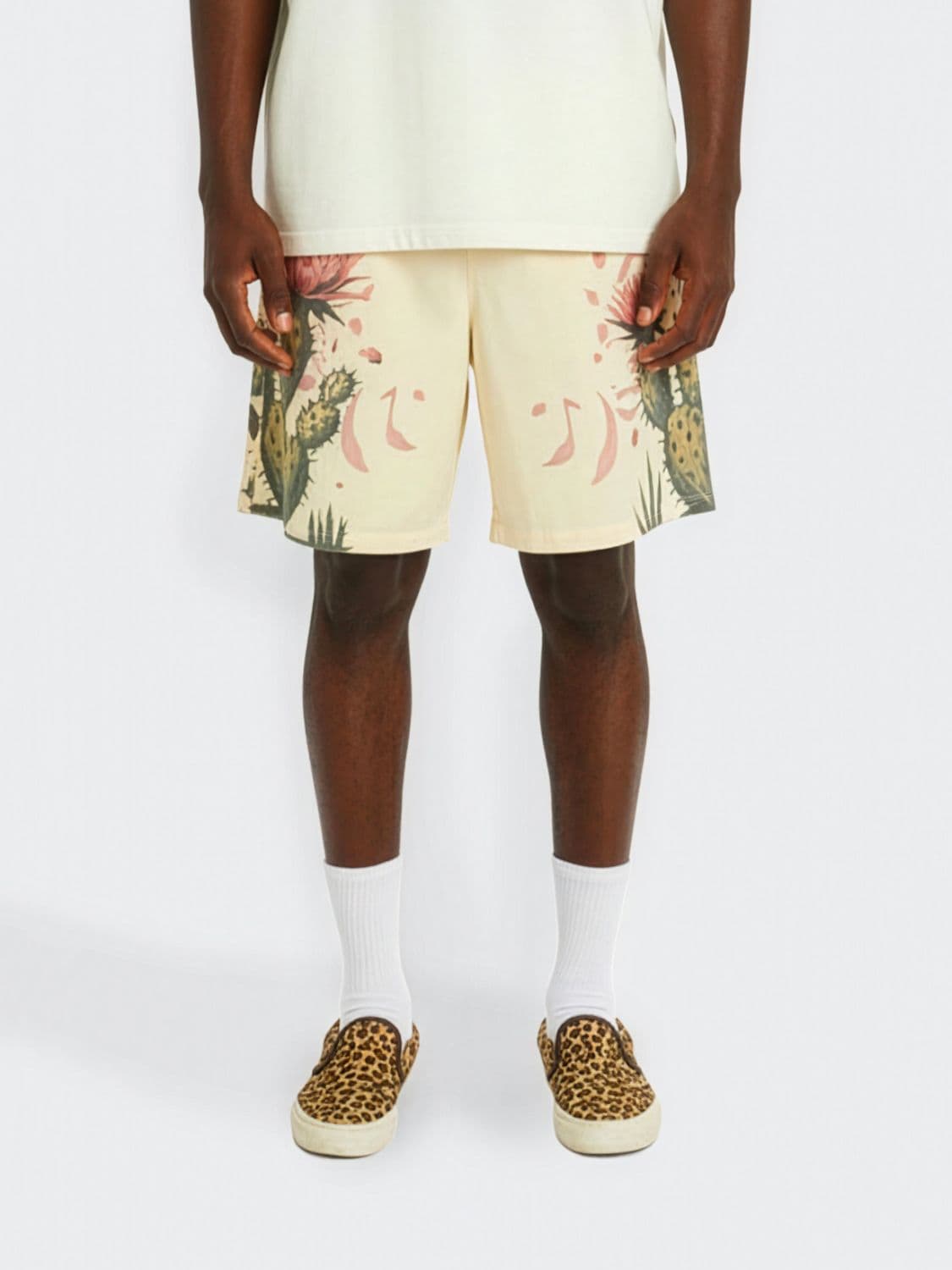Barrow Printed Cotton Shorts