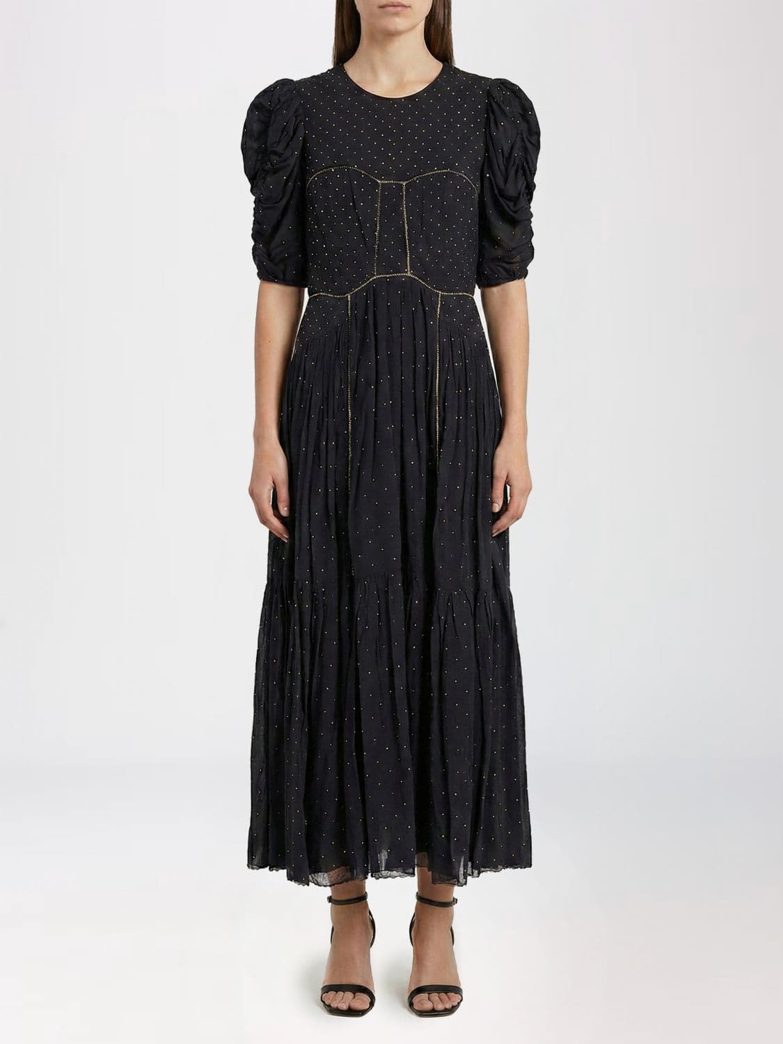 Isabel Marant Etoile Cotton Polka Dot Dress