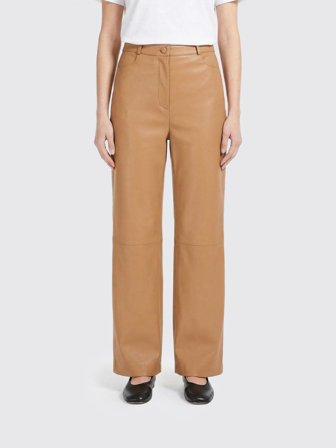 Loulou De Saison Leather Trousers