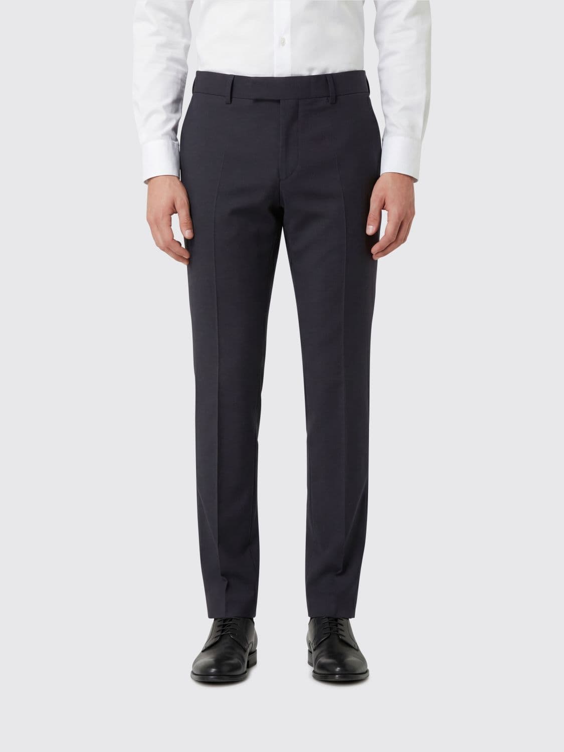 Boss Virgin Wool Blend Tailored Trousers