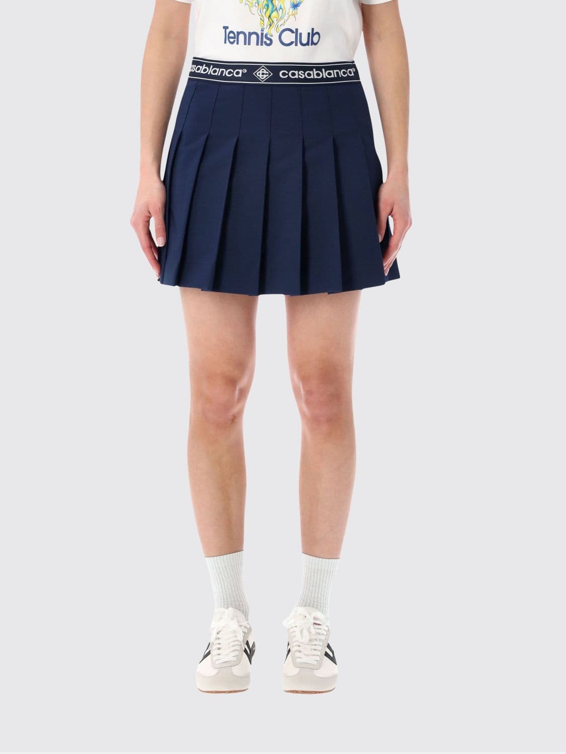 Casablanca Cotton Blend Mini Skirt