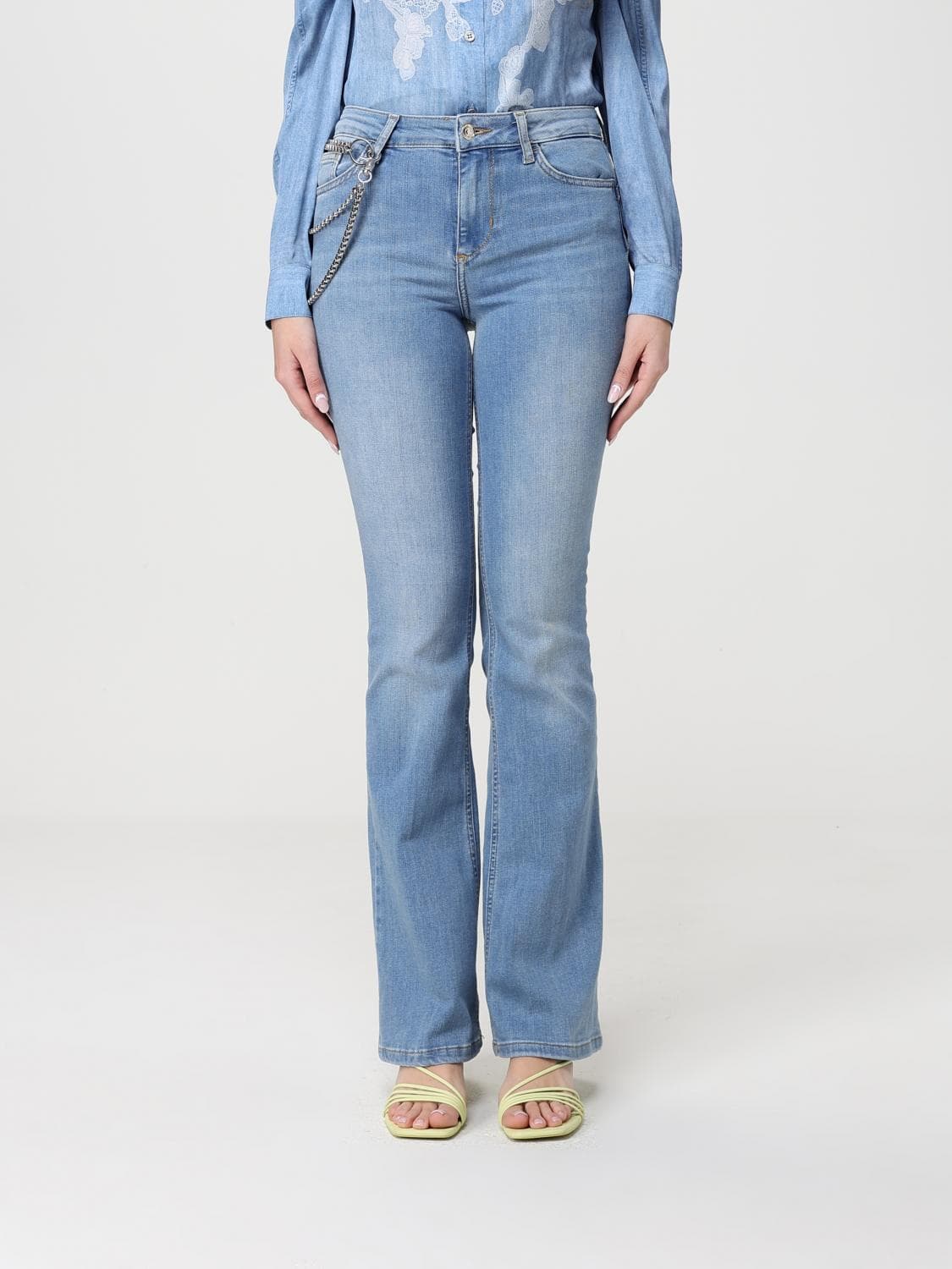 Liu Jo Cotton Denim Slim Fit Jeans