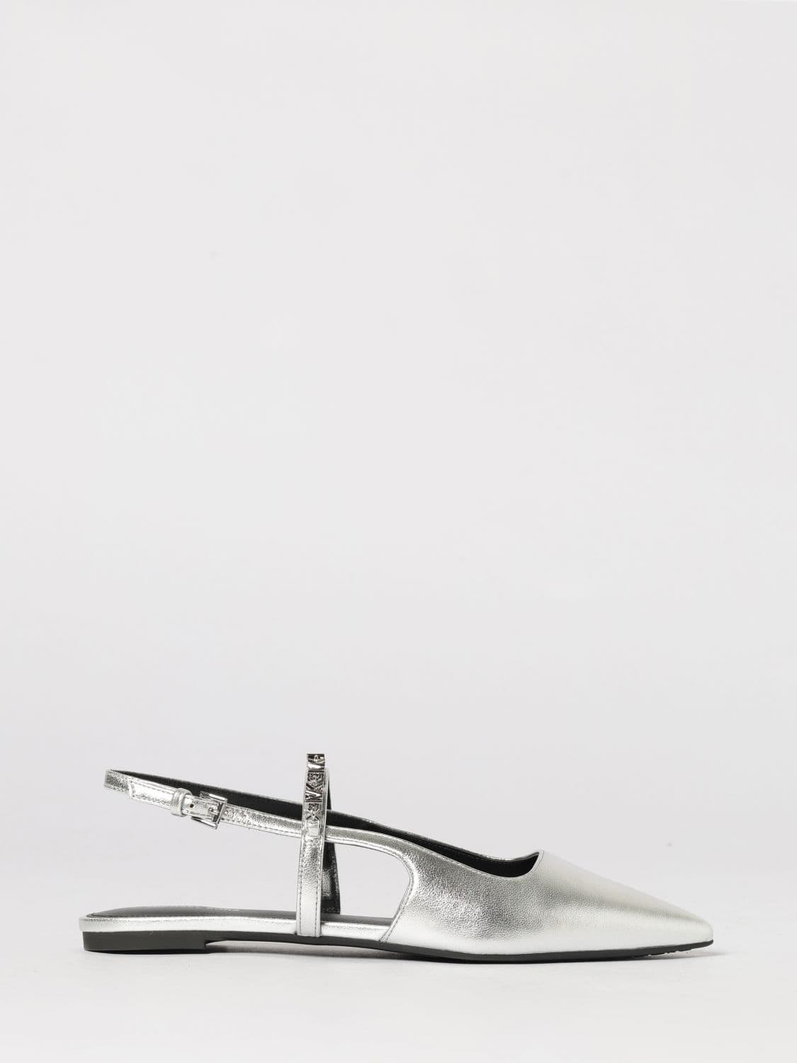 Michael Kors Dina Flex Laminated Leather Slingback Ballerinas · 6