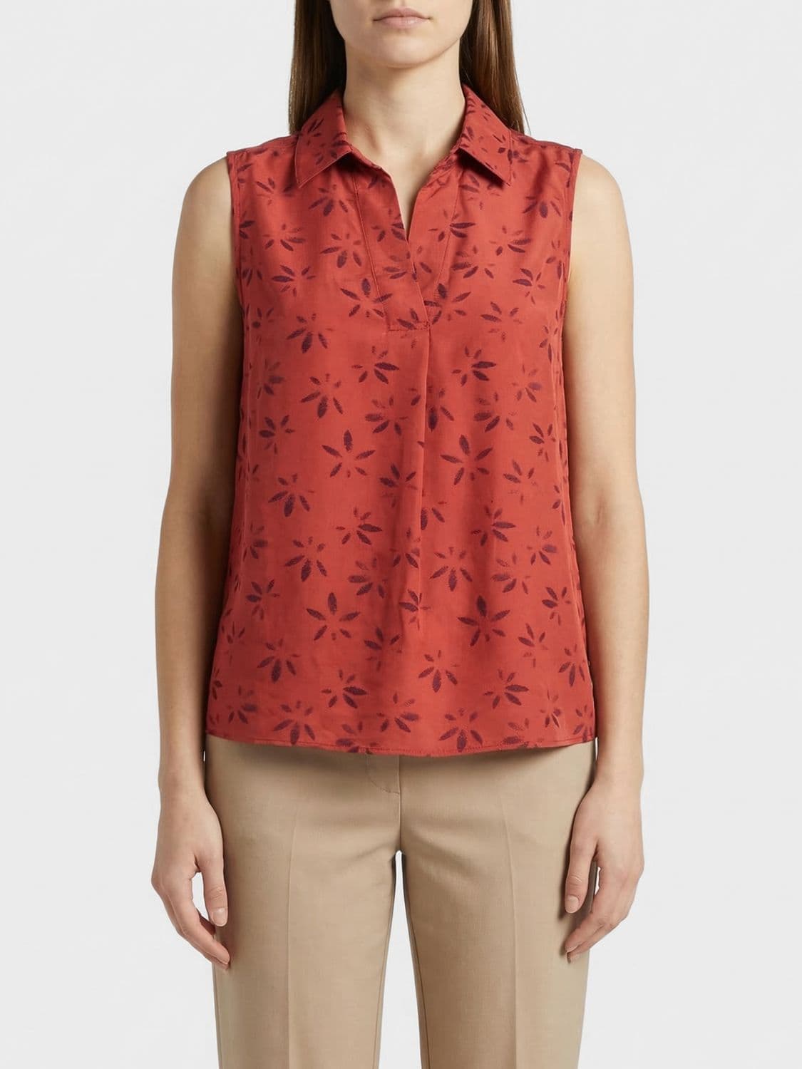 K-Way Floral Cotton Blend Blouse