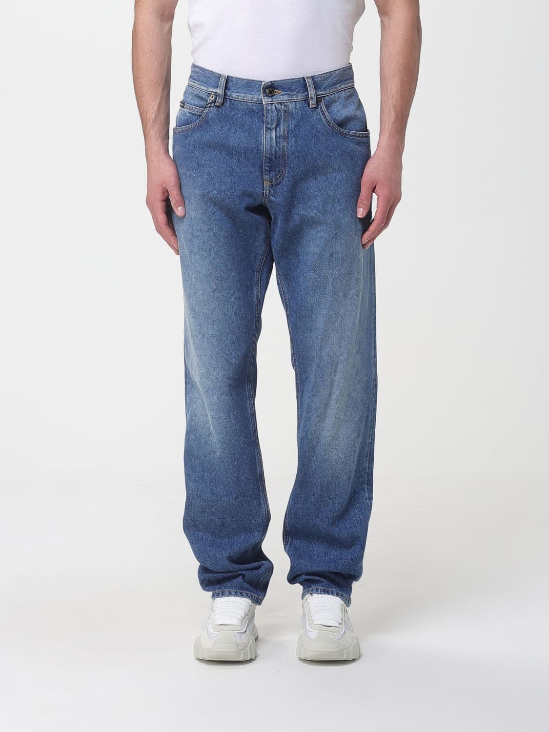 Dolce & Gabbana Denim Straight Jeans · 56