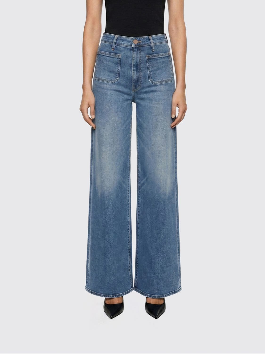 Mother Denim Wide-leg Jeans