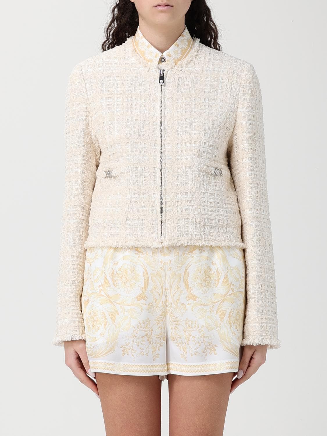 Versace Bouclé Jacket