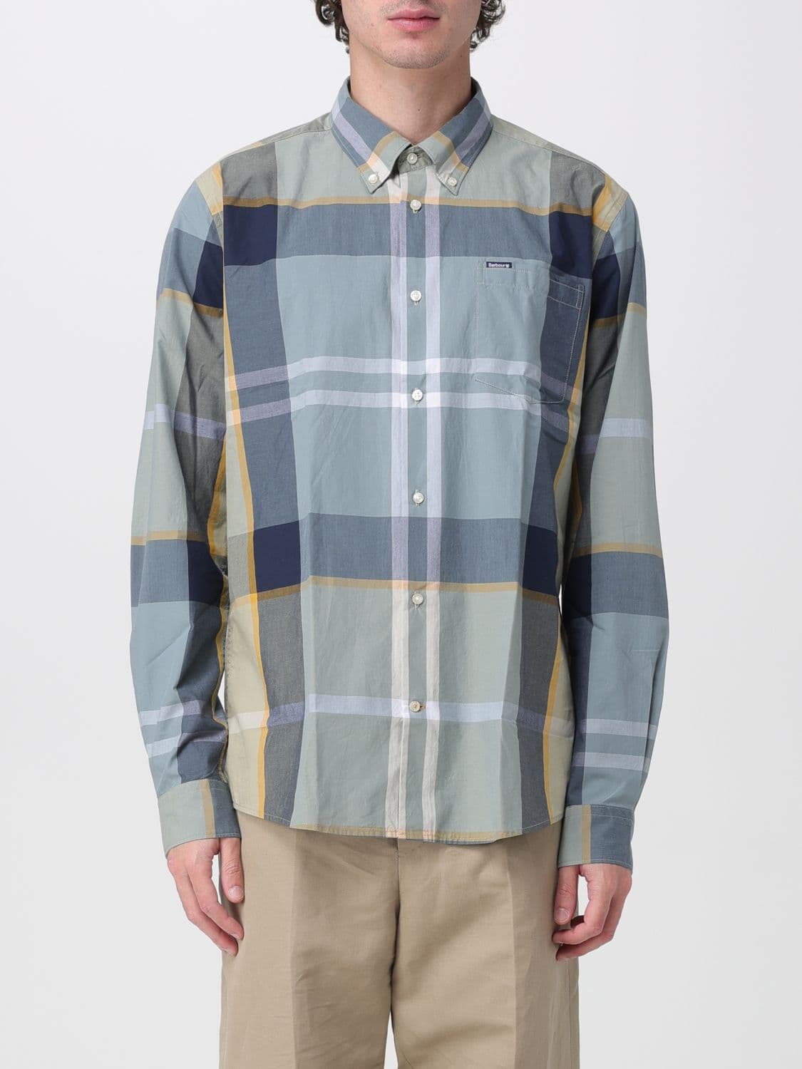 Barbour Cotton Shirt with Vintage Check Pattern