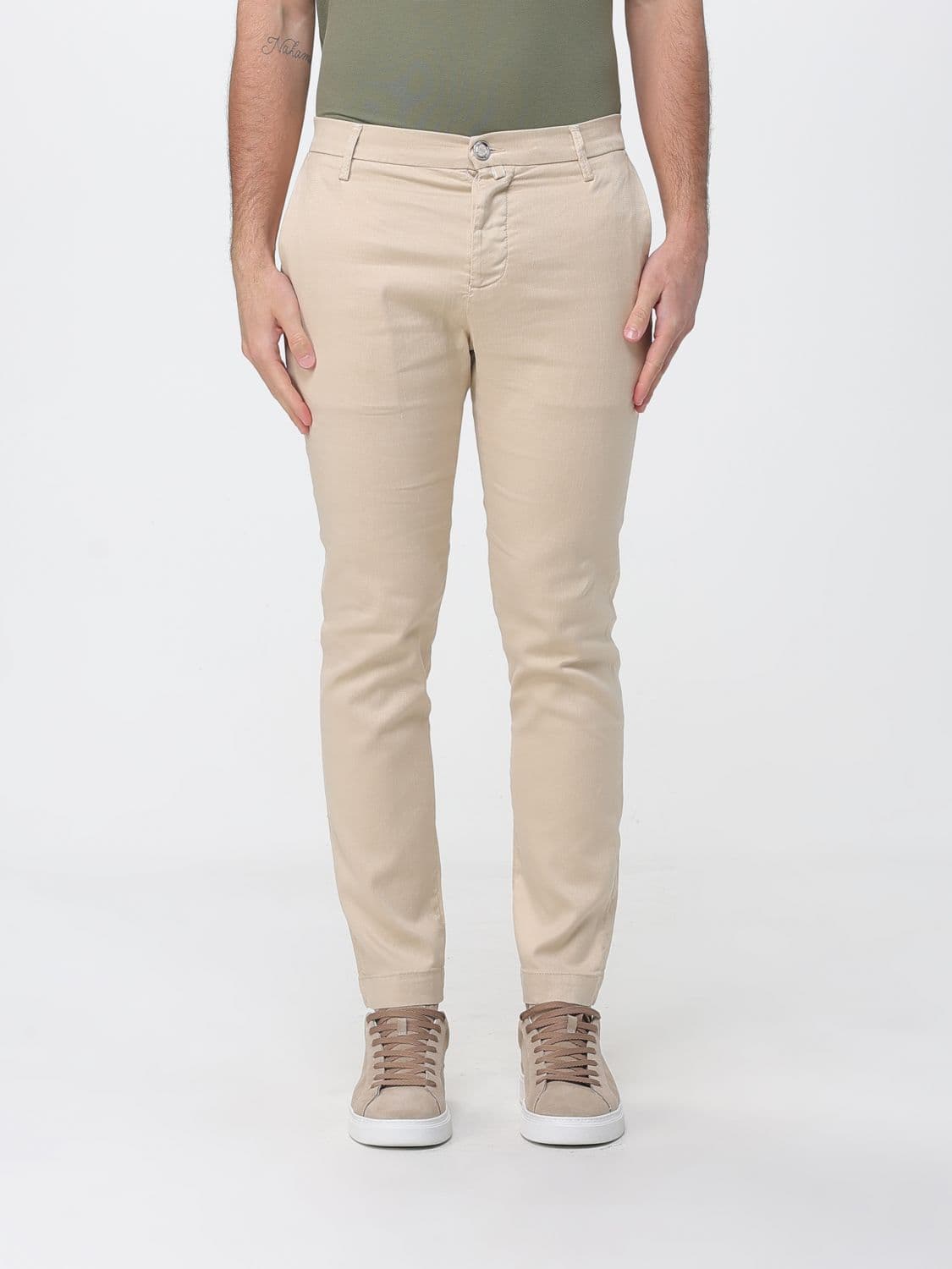 Jacob Cohen Slim Fit Trousers in Cotton Blend