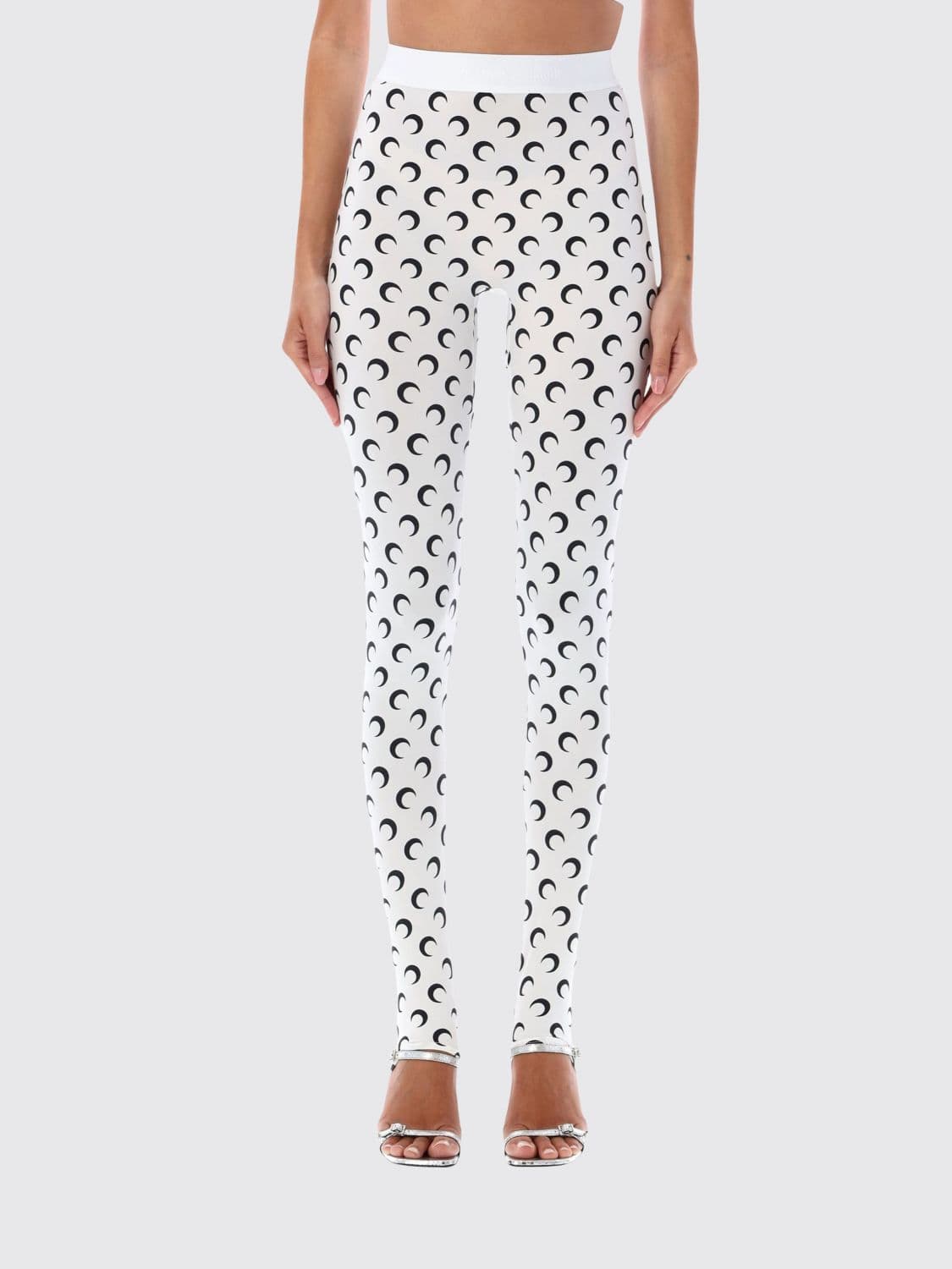 Marine Serre Printed Stretch Technical Fabric Leggings