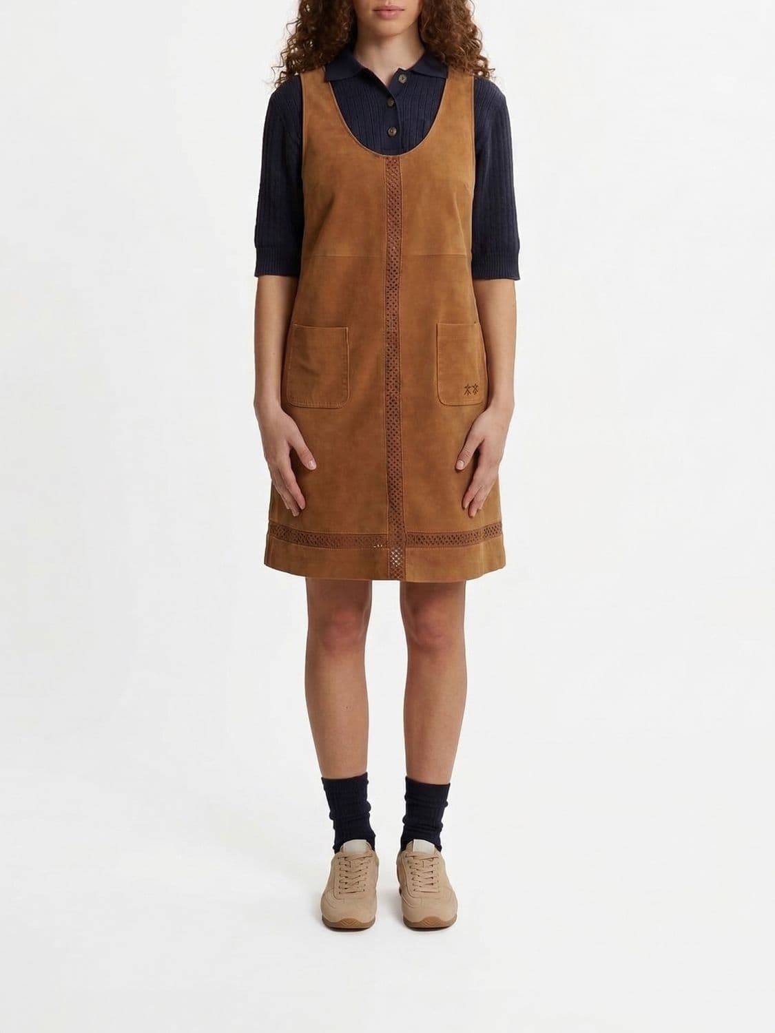 La Martina Suede Mini Dress
