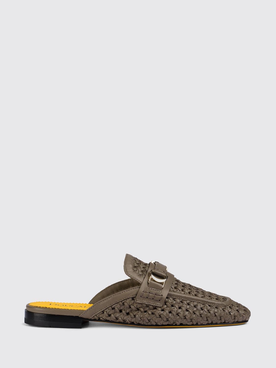 Doucal's Braided Leather Mules