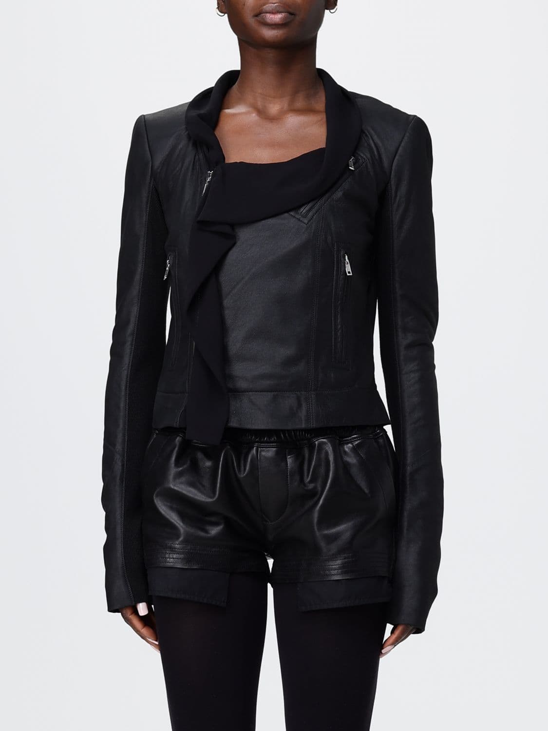 Rick Owens Naska Leather Jacket · 44