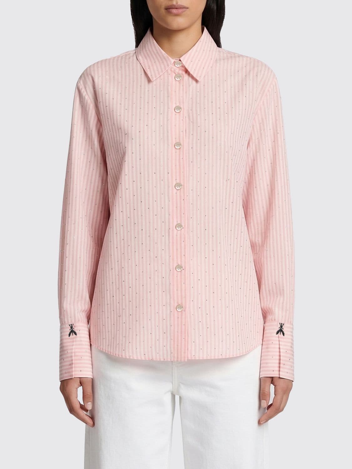 Patrizia Pepe Striped Lyocell T-Shirts