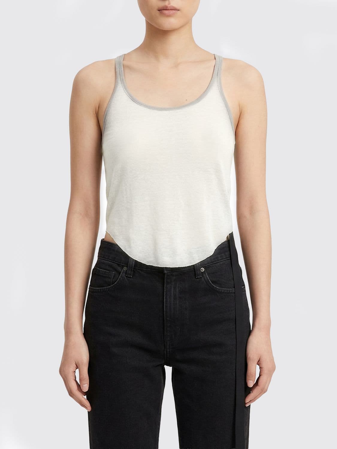 Rick Owens Drkshdw Cotton Cropped Top